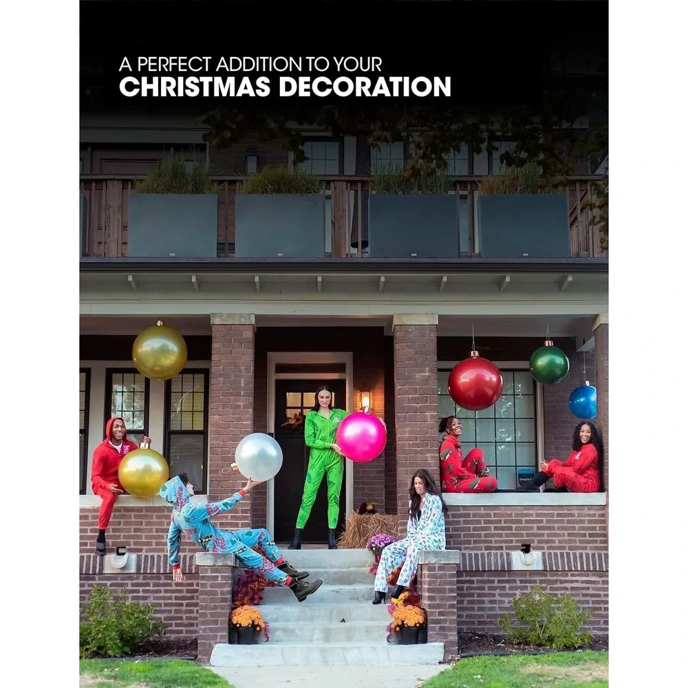 Inflatable Oversized Ornament Jumbo Christmas Ball 25